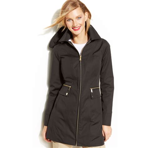 michael kors raincoat with hood.